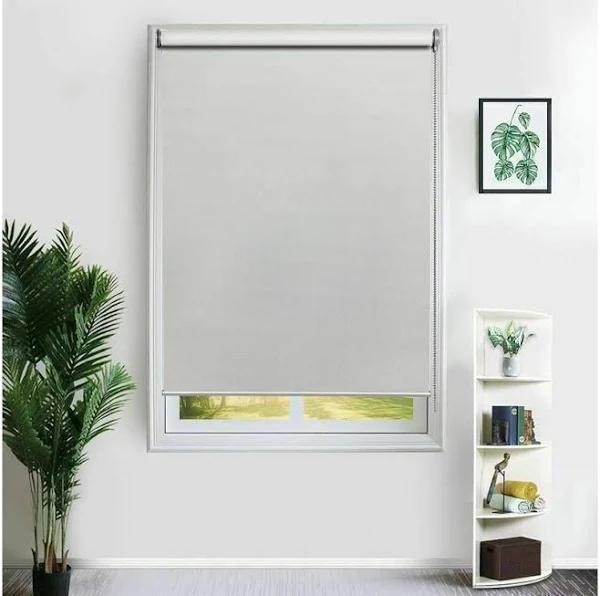 Urban Room Darkening Roller Blinds 220cm Drop Silver