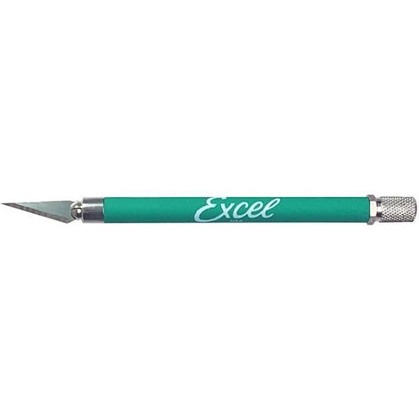 Excel 16022 K-18 Grip On Knife With Safety Cap Green