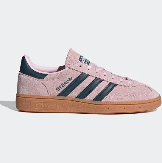 adidas-Handball Spezial Shoes-Women-Clear Pink / Arctic Night / Gum-5