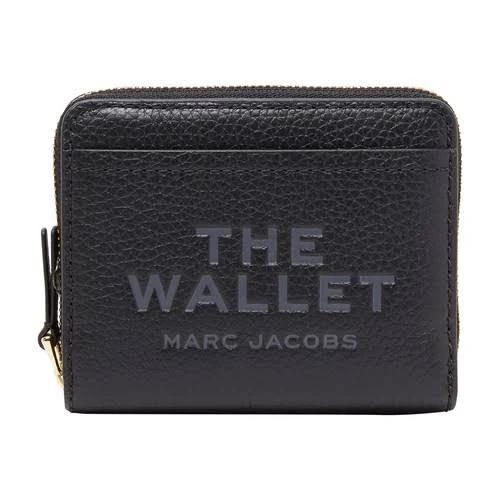 Marc Jacobs Black 'The Leather Mini Compact' Wallet