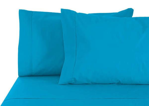 Jenny Mclean La Via 400TC Cotton Queen Sheet Set Aqua