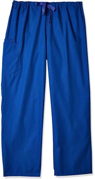 Cherokee Workwear 4100 Scrubs Pants Unisex Drawstring Cargo Royal