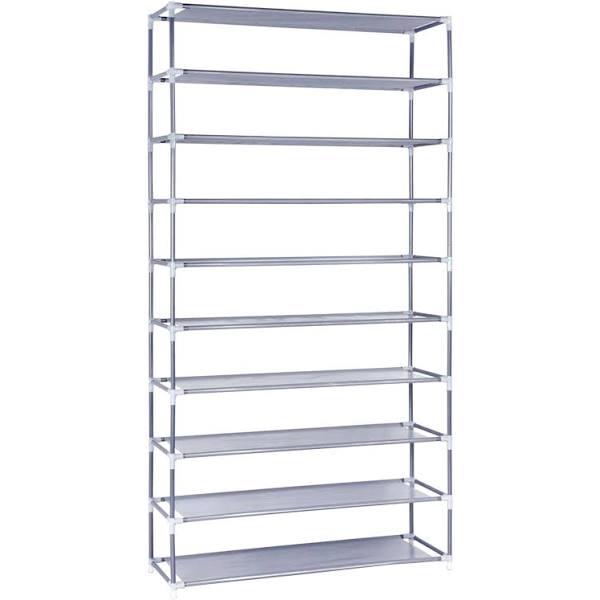 10 Tier Stackable Shoe Rack