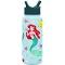 Simple Modern Disney The Little Mermaid Ariel Water Bottle with Straw Lid Insulated Stainless Steel Metal Thermos | Gifts for Women Men Reusable