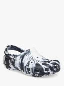 Crocs Kids' Classic Marbled Clog; Black / White, C13