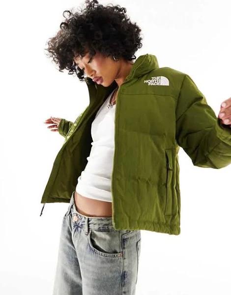 The North Face 92 Nuptse Ripstop Puffer Jacket in olive-Green