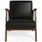 Den Leather Armchair Black by Freedom