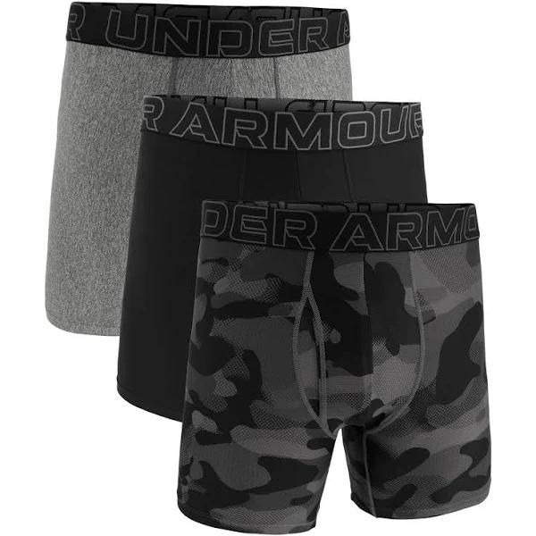 Under Armour Men's Performance Tech 6" Boxerjock Black MD