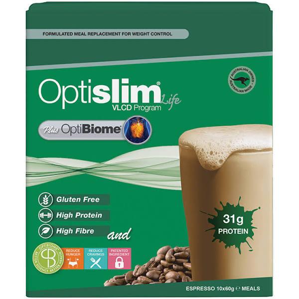 Optislim Life Optibiome Espresso Shake 10 Pack