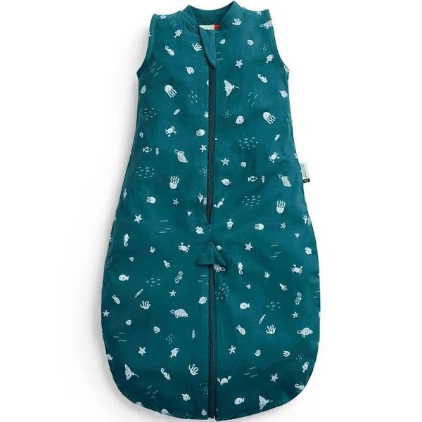 ergoPouch Jersey Sleep Suit Bag 0.2 Tog - Ocean, 3-12 Months