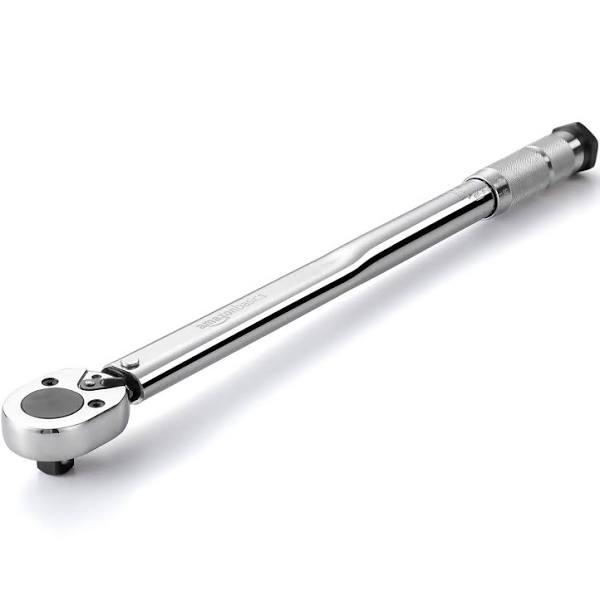 Amazon Basics 1.27 cm Drive Click Heavy-Duty Torque Wrench - 25-250 foot-lb, 33.9-338.9 NM