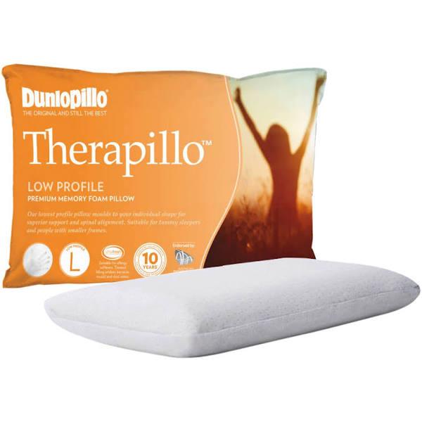 Dunlopillo Therapillo Premium Memory Foam Low Profile Pillow