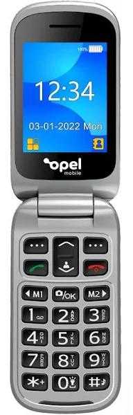 Opel Flip Phone 4 4G Keypad - Black