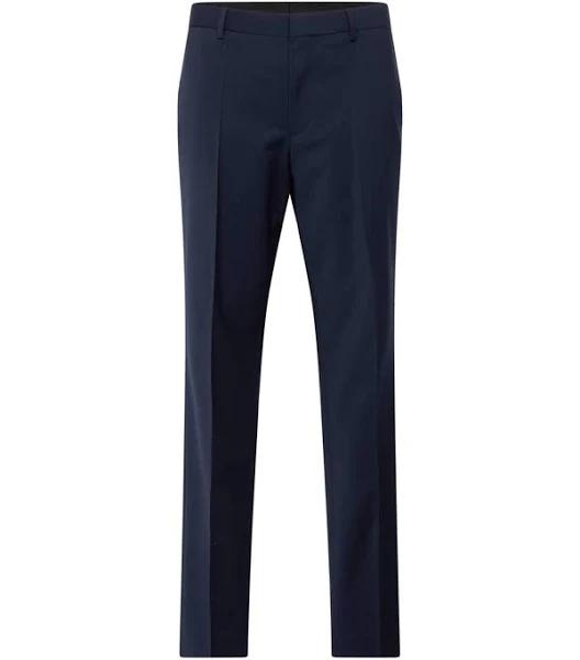 Hugo Boss Henry Slim Fit Suit Pant in Pure Wool Dark Blue 46