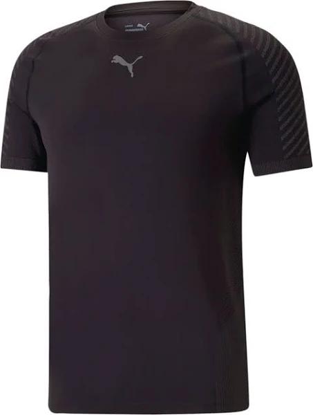 Puma Mens Formknit Seamless Training Tee Black M @ Rebel Active