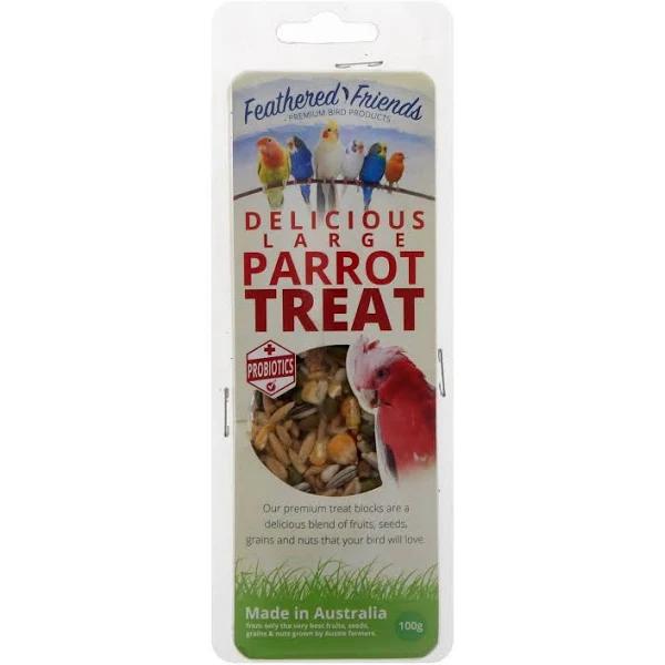 Feathered Friends Large Parrot Treat 100g Bird Treat Health Bar Premium Feed