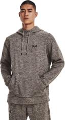 Under Armour Mens Armour Fleece Twist Hoodie Grey XL