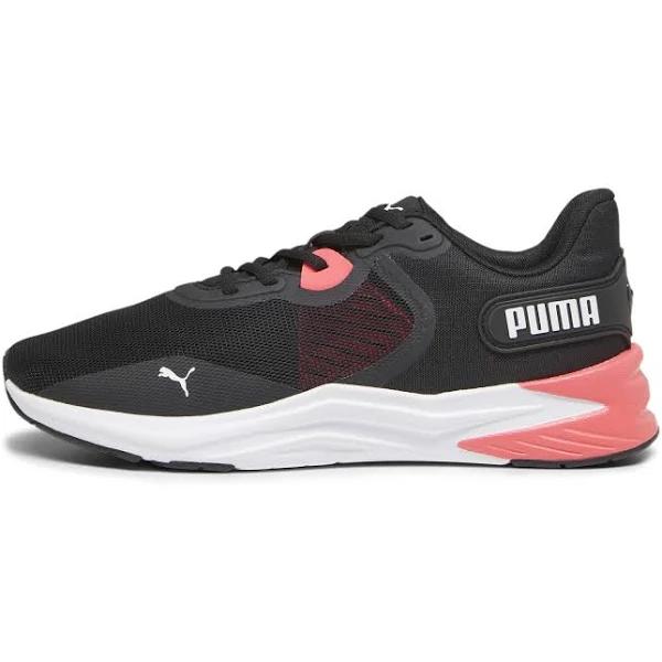 Disperse XT 3 Unisex Training Shoes in Black/Fire Orchid/White, Size 11.5 by Puma