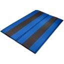 Bargene Double Self Inflating Mattress Sleeping Mat Air Bed Camping Hiking Joinable - Blue