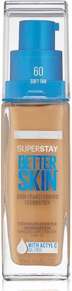 Maybelline Super Stay Better Skin Foundation, Soft Tan, 1 fl. oz