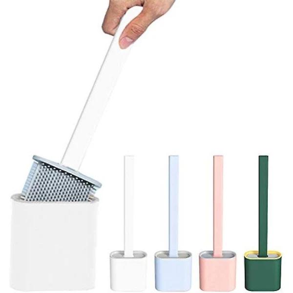 HOD Quick Drying Silicone Toilet Brush with Holder - Green