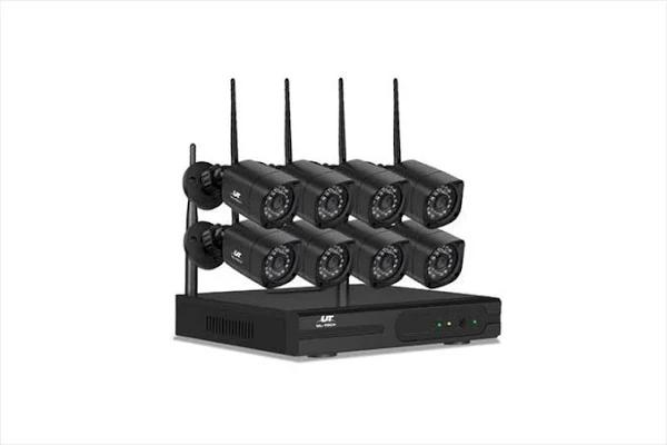 UL Tech 3MP 8CH NVR Wireless 8 Security Cameras Set