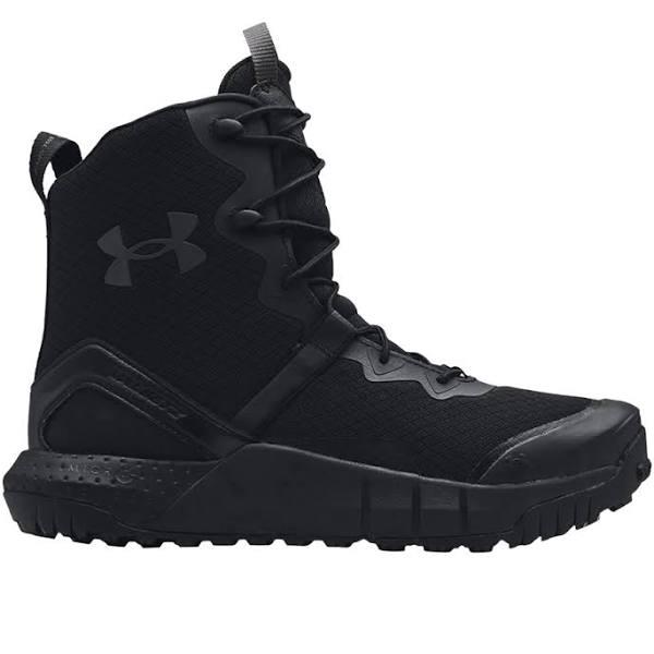 Under Armour Micro G Valsetz Mid Leather Waterproof Tactical Boots - Black, 13