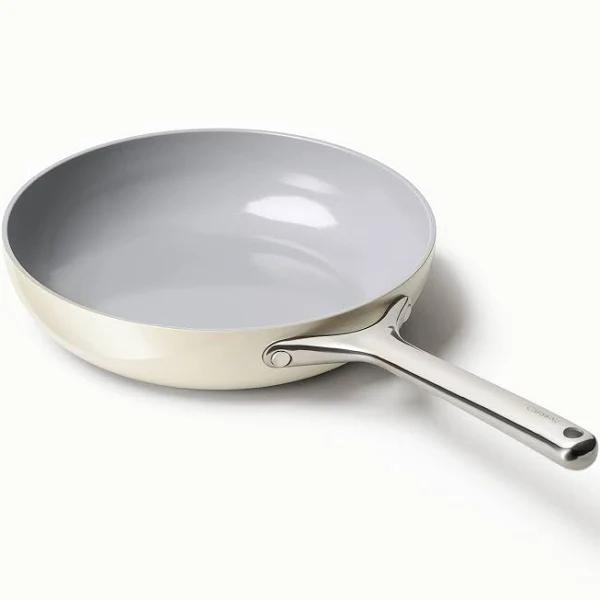 Caraway Non Toxic Ceramic Non Stick Frying Pan Cream