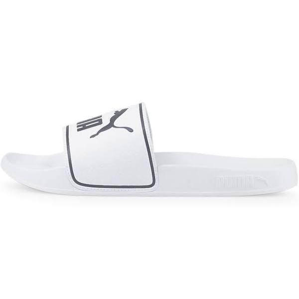 Puma Leadcat 2.0 Slides, White/Black, 4