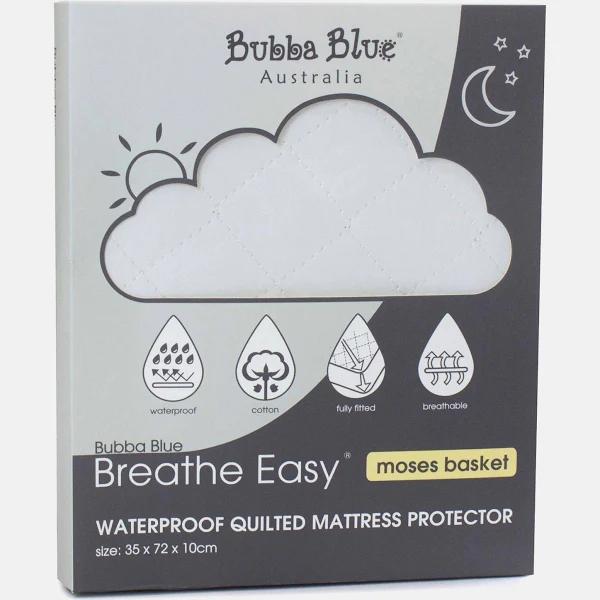 Bubba Blue Breathe Easy 'Moses Basket' Waterproof Quilted Mattress Protector