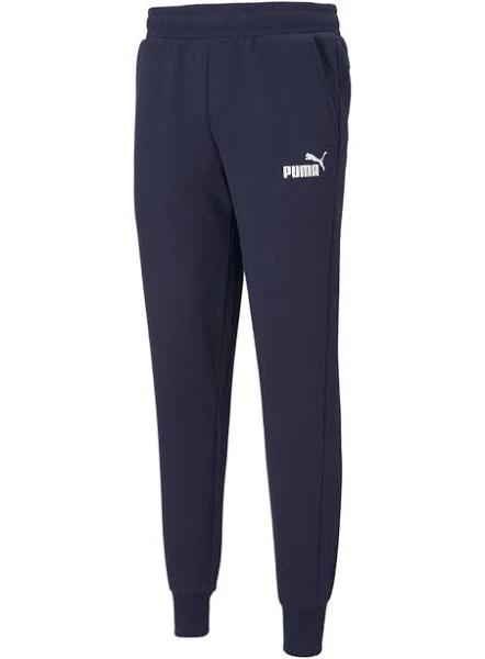 Puma Essentials Logo Fleece Pants - Mens - Navy