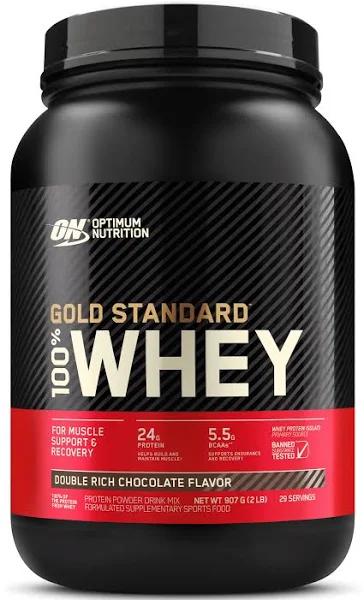 Optimum Nutrition 100% Whey Gold Standard 2lb / Double Rich Chocolate