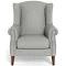 Classic Wing Fabric Armchair Grey by Freedom