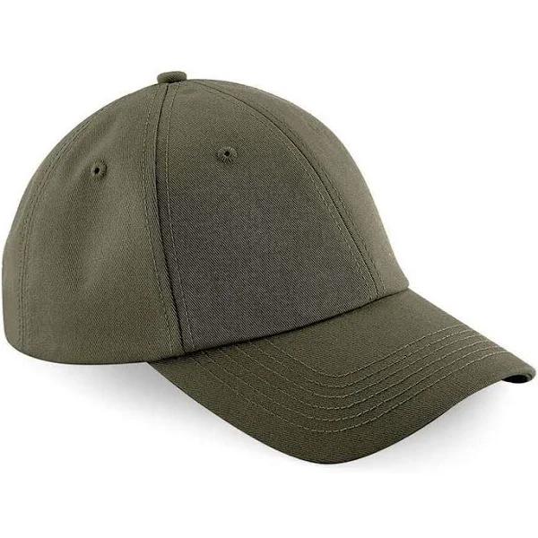 Beechfield Unisex Adult Authentic Baseball Cap Military Green One Size Cotton Twill Adults Baseball Cap