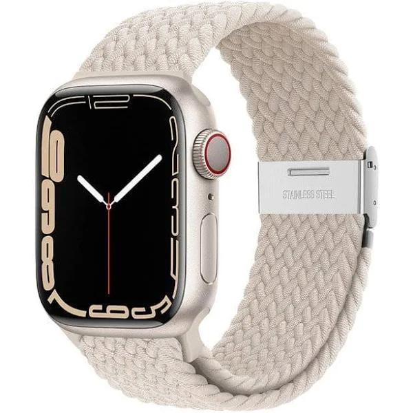 Braided Loop Band for Apple Watch, Sport Band for Apple Watch, AU Straps for iWatch, Cream / 38mm, 40mm & 41mm