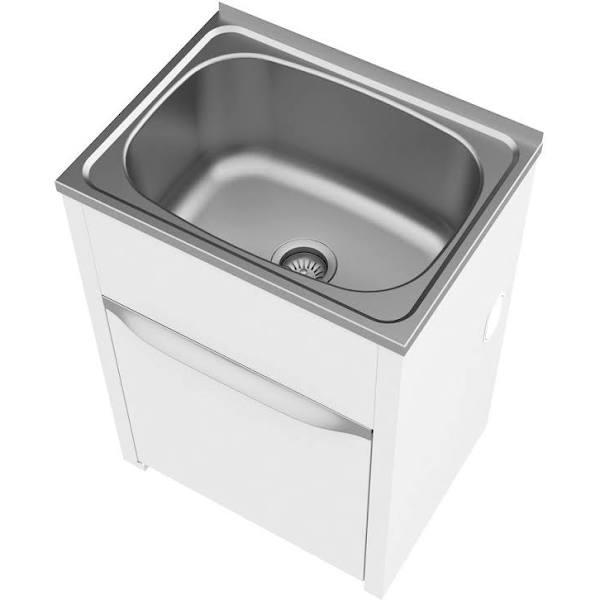 Clark Eureka 45 Litre Standard Tub & Cabinet With Floor - 1 Tap Hole Right, Concealed By-Pass (Includes One Concealed By-Pass Kit)