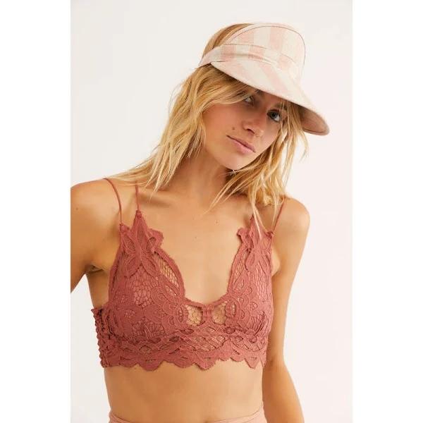 Free People Adella Bralette in Metallic Copper. Size S.