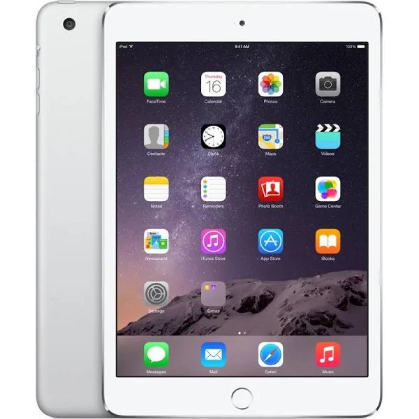 Apple iPad Mini 3 (Wi-Fi + Cellular) 16GB Silver - Excellent (Refurbished)