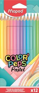 Maped Colouring in Pencils 12 Pack - Pastel