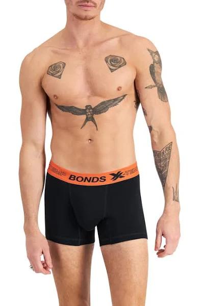 Bonds Men's X-Temp Trunks 3 Pack - Black - Size Medium