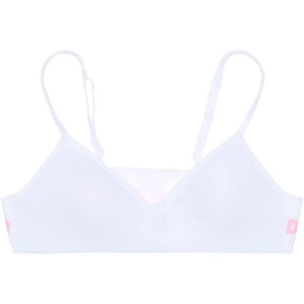 Bonds Girls Contour Crop - White - Size 12-14