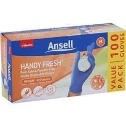 Ansell Handy Fresh Nitrile Disposable Gloves Medium 100 Pack