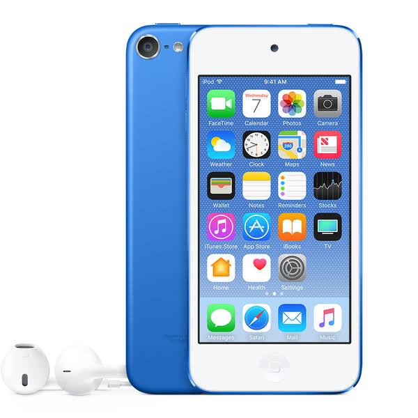 Apple iPod Touch 6th Generation Blue, 16GB (Worldwide Shipping)