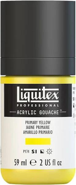 Liquitex : Professional : Acrylic Gouache : 59ml : Primary Yellow