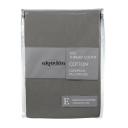 Algodon 300TC Cotton Sheet Set - Charcoal European Pillowcase