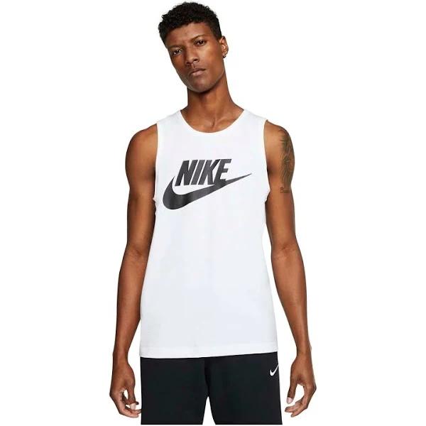 Nike Mens Sportswear Icon Futura Tank White XL