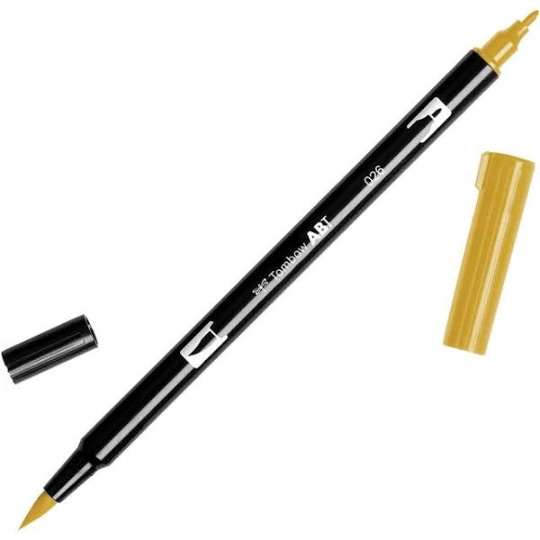 Tombow - Dual Brush Pen - 026 Yellow Gold