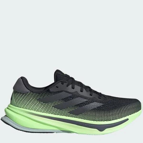 Adidas Supernova Rise Shoes Black / Grey / Green Spark M 8.5 / W 9.5 - Men Running Trainers