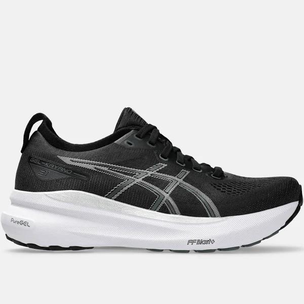 ASICS Women's Gel-Kayano 31 - Running Shoes - Black/Pure Silver 5.5