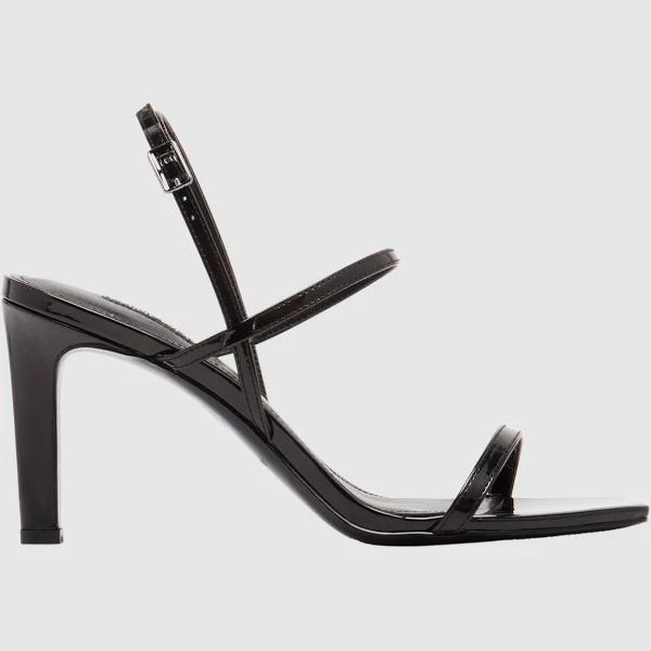 Nine West Olah Heeled Sandal in Black 10.5